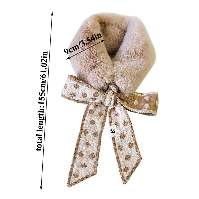 lady Faux Fur and Knitted Scarf New fashion Neck Collar Scarves women Neck Warmer Long Scarves Geometric Patterns Plush Scarf
lady Faux Fur and Knitted Scarf New fashion Neck Collar Scarves women Neck Warmer Long Scarves Geometric Patterns Plush Scarf