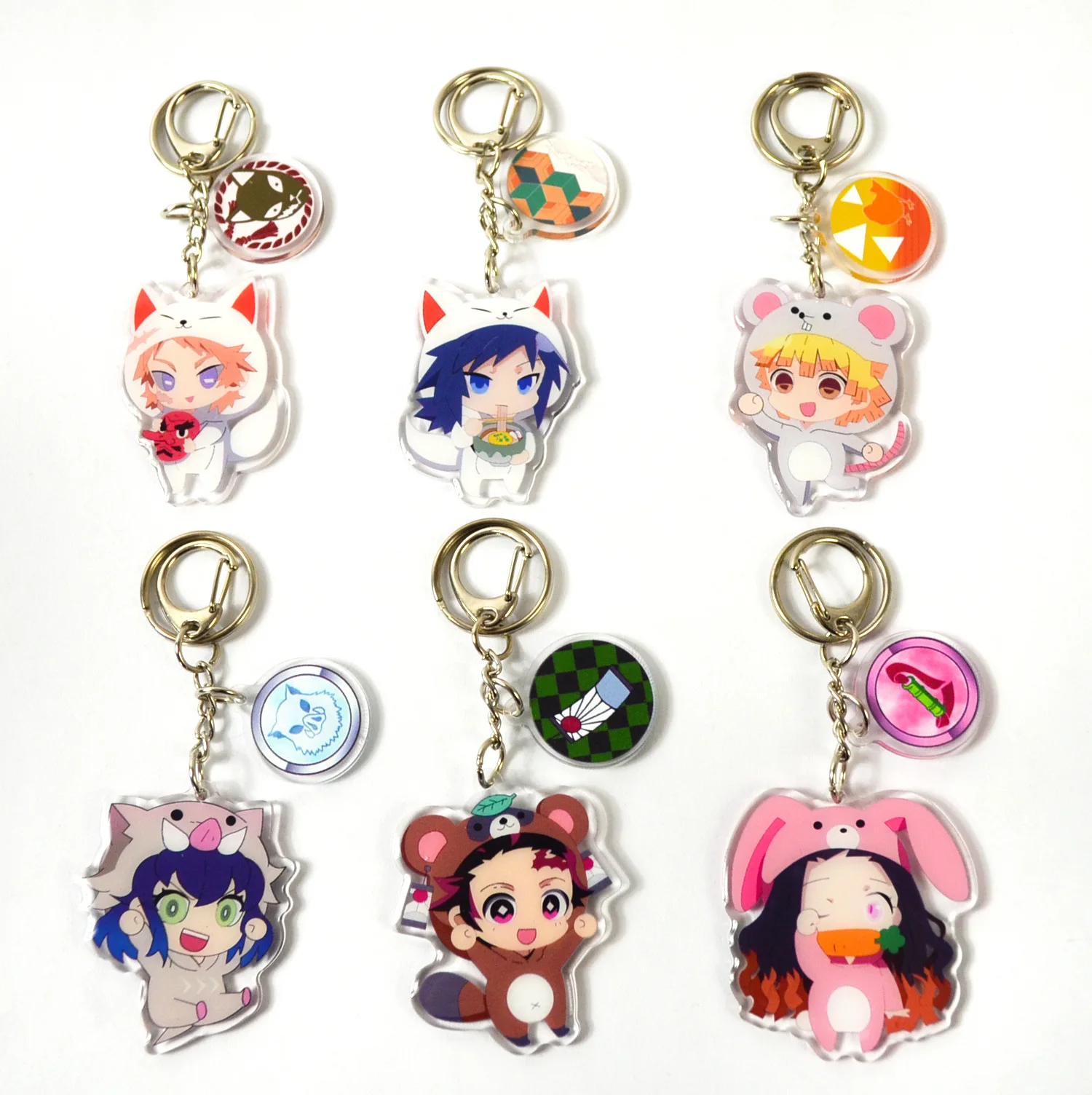 Anime Demon Slayer Keychain Acrylic Keychain Animation Peripheral Two-dimensional Kamado Nezuko Tomioka Giyuu Sabito Key Chain
Anime Demon Slayer Keychain Acrylic Keychain Animation Peripheral Two-dimensional Kamado Nezuko Tomioka Giyuu Sabito Key Chain
