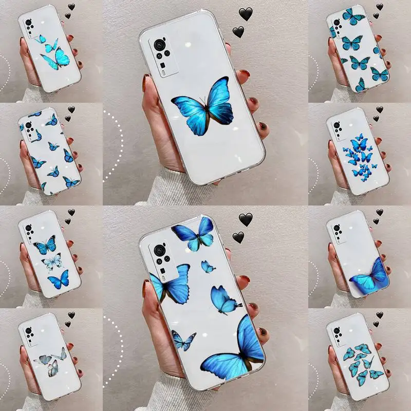 Blue Butterfly Phone Case Transparent For VIVO S 9 7 6 IQOO NEO 7 5 3 Z3 Z1 X E pro Soft TPU Clear Mobile bags
Blue Butterfly Phone Case Transparent For VIVO S 9 7 6 IQOO NEO 7 5 3 Z3 Z1 X E pro Soft TPU Clear Mobile bags