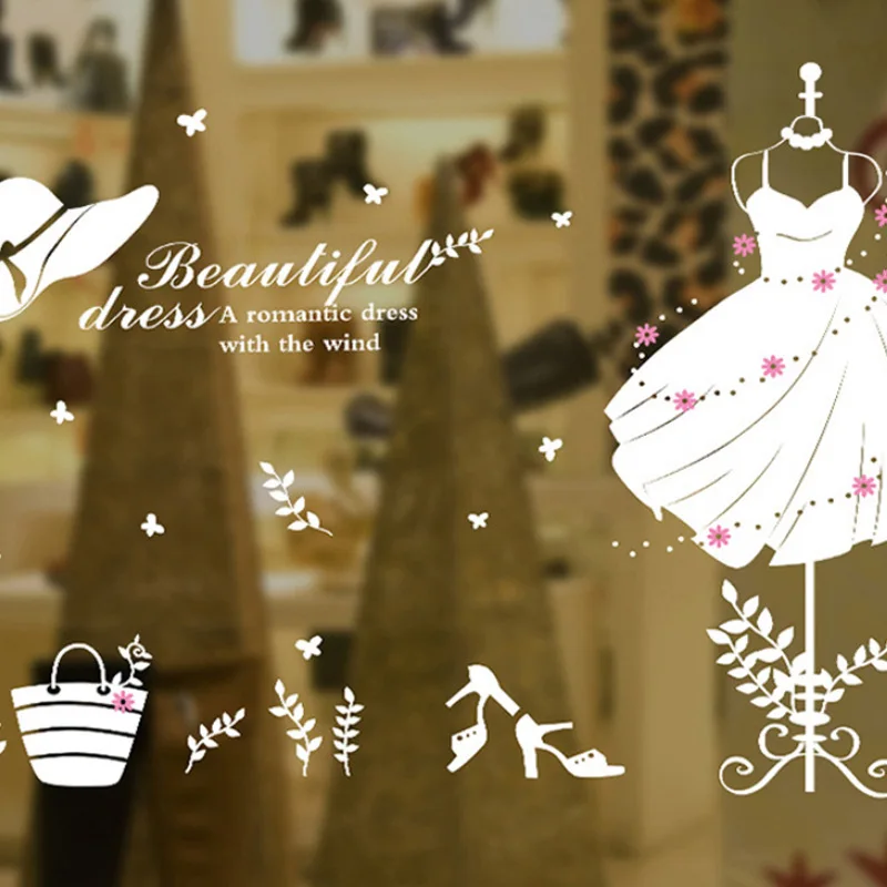 New Beautiful New Outfit White Removable Self-adhesive Wall Sticker Window Glass Wall Sticker
New Beautiful New Outfit White Removable Self-adhesive Wall Sticker Window Glass Wall Sticker