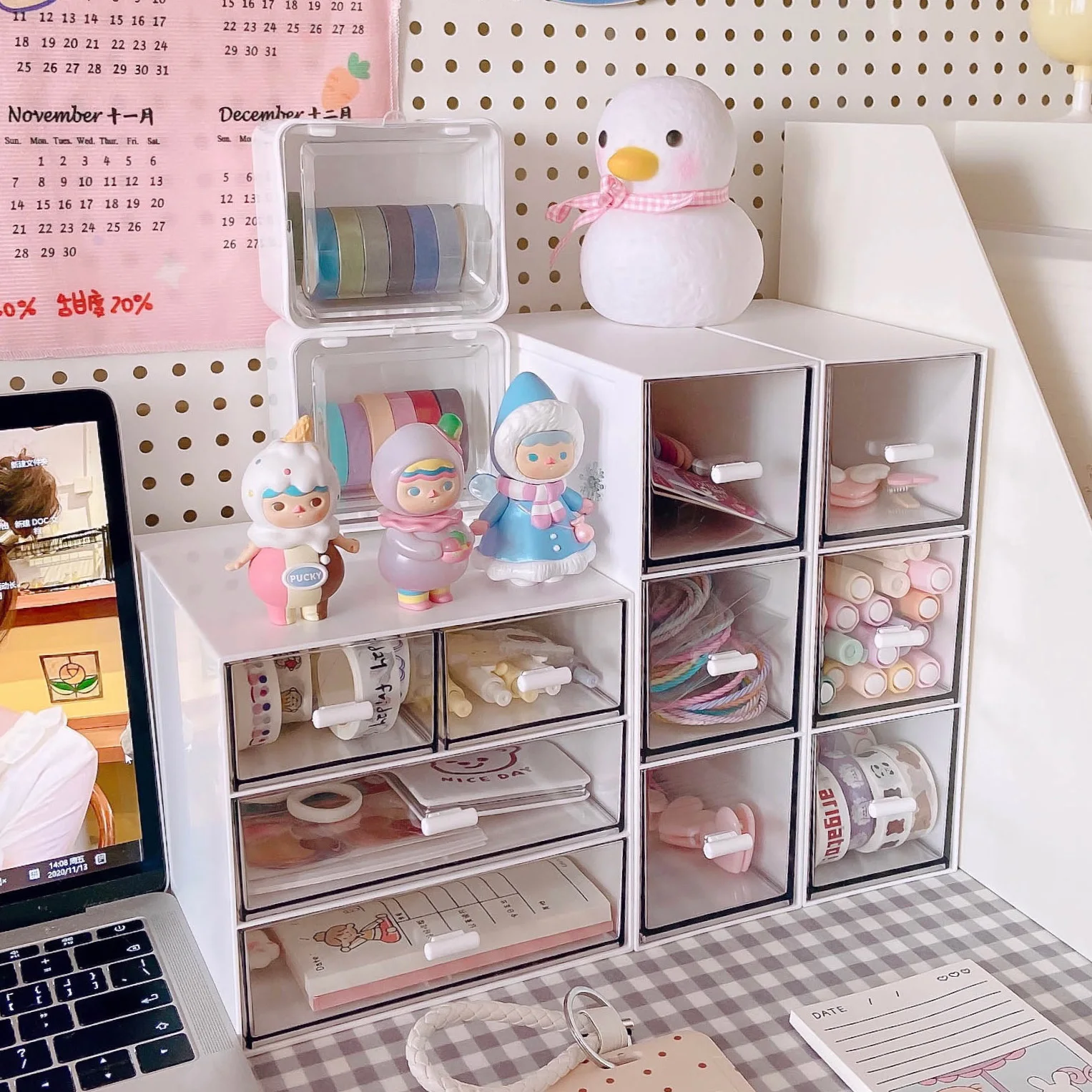 Desktop Drawer Cosmetic Storage Box Free Combination Multi-Layer Divider Can Be Stacked Desk Stationery Organize Case
Desktop Drawer Cosmetic Storage Box Free Combination Multi-Layer Divider Can Be Stacked Desk Stationery Organize Case