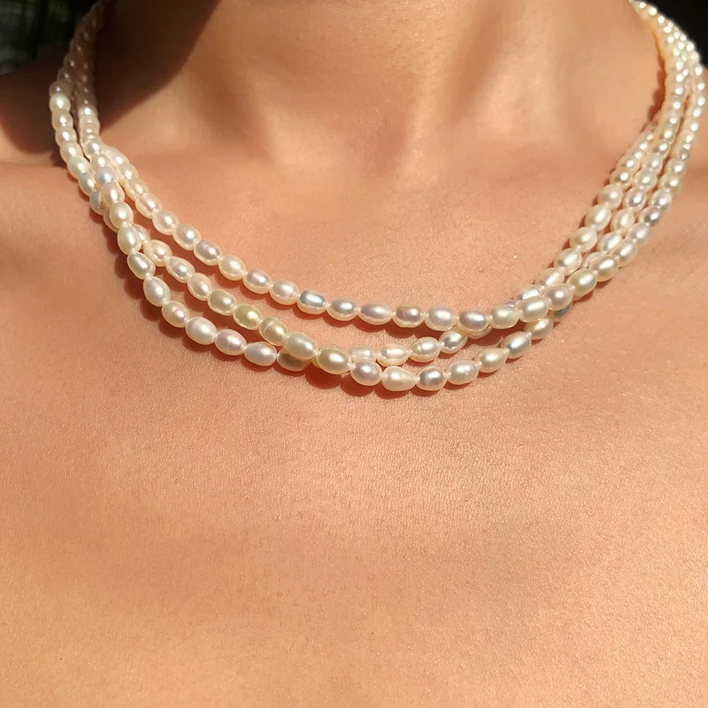 Timeless Wonder Gorgeous Triple Layered Natural Pearl Necklace Women Jewelry Ins Trendy Designer Fancy Goth Emo Bride Rare 4413
Timeless Wonder Gorgeous Triple Layered Natural Pearl Necklace Women Jewelry Ins Trendy Designer Fancy Goth Emo Bride Rare 4413