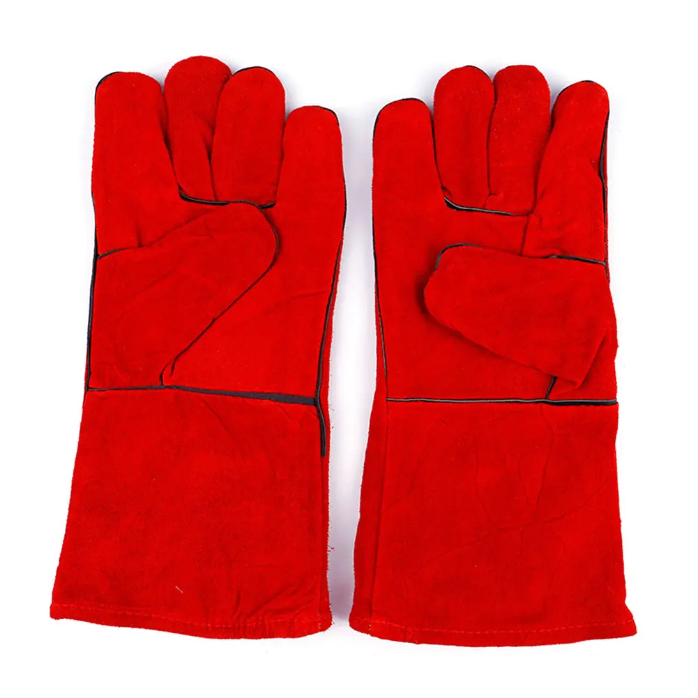 35cm Heavy Duty Leather Welding Gloves Resistant Fire Welders Gauntlets Gloves Heat Resistant Leather Gardening Gloves 1Pair
35cm Heavy Duty Leather Welding Gloves Resistant Fire Welders Gauntlets Gloves Heat Resistant Leather Gardening Gloves 1Pair