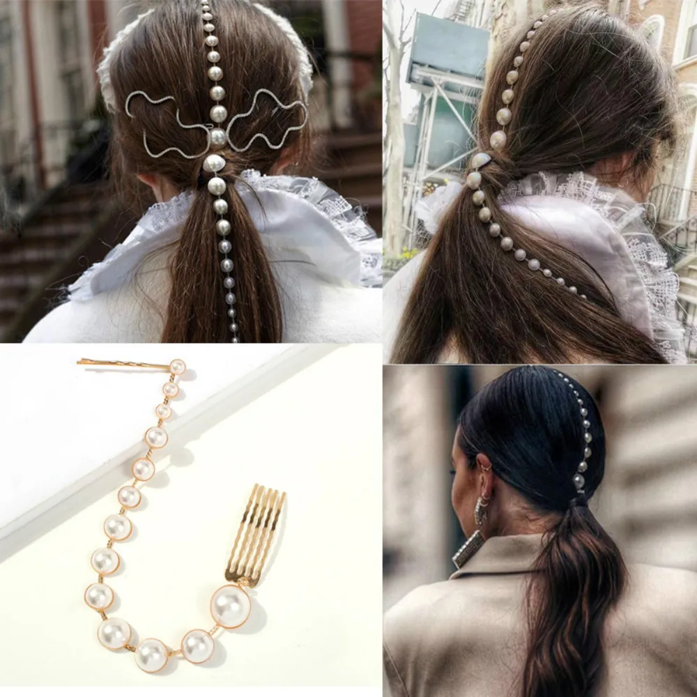 Fashion Long Tassel Pearl Chain Hairpins For Women Handmade Hair Clip Stick Beaded Head Ponytail Hairgrips Women Hair Jewelry
Fashion Long Tassel Pearl Chain Hairpins For Women Handmade Hair Clip Stick Beaded Head Ponytail Hairgrips Women Hair Jewelry
