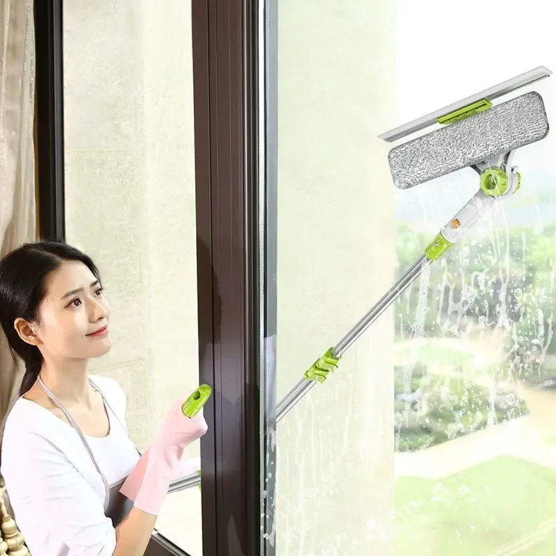 

Eworld Hot Upgraded Telescopic High-rise Window Cleaning Glass Cleaner Brush For Washing Window Dust Brush Clean Windows Hobot