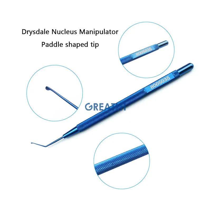 1 шт. Титан сплав Drysdale ядро манипулятор крюк ветеринарные хирургические инструменты для офтальмологии
1 шт. Титан сплав Drysdale ядро манипулятор крюк ветеринарные хирургические инструменты для офтальмологии