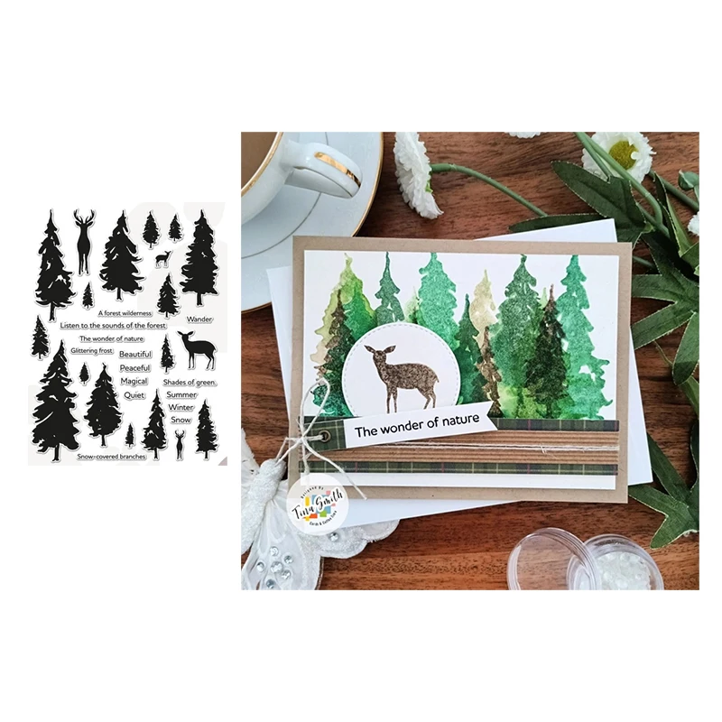 2021 New Arrival Tree Forest Deer Rubber Stamps for Scrapbooking Silicone Seals Craft Stencil Album Card Making Decoration Sheet
2021 New Arrival Tree Forest Deer Rubber Stamps for Scrapbooking Silicone Seals Craft Stencil Album Card Making Decoration Sheet