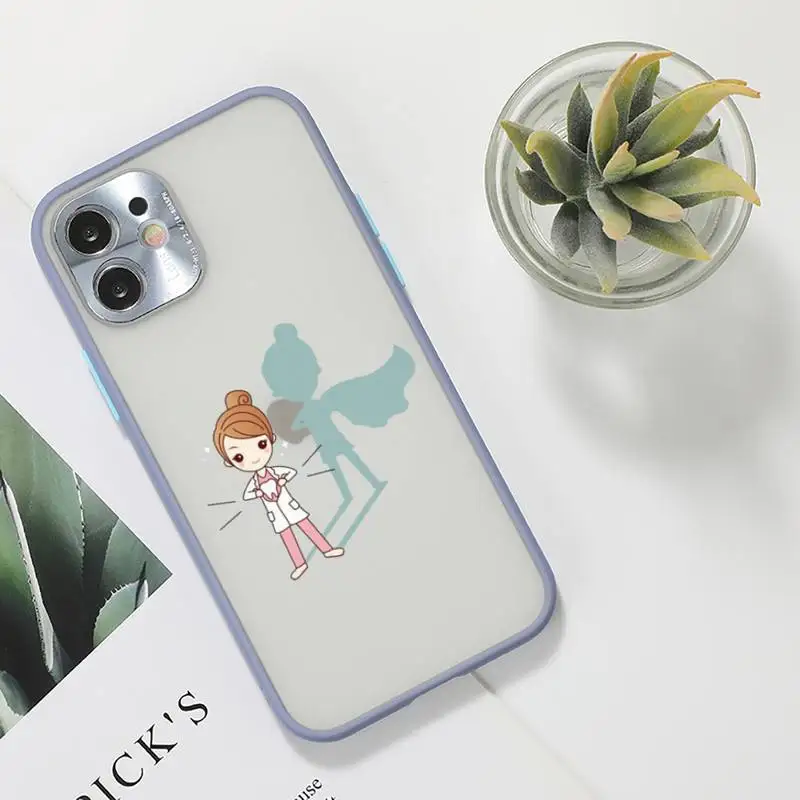 Medicine Doctor Nurse Phone Case For iPhone 12 11 Mini Pro XR XS Max 7 8 Plus X Matte transparent Gray Back Cover
Medicine Doctor Nurse Phone Case For iPhone 12 11 Mini Pro XR XS Max 7 8 Plus X Matte transparent Gray Back Cover