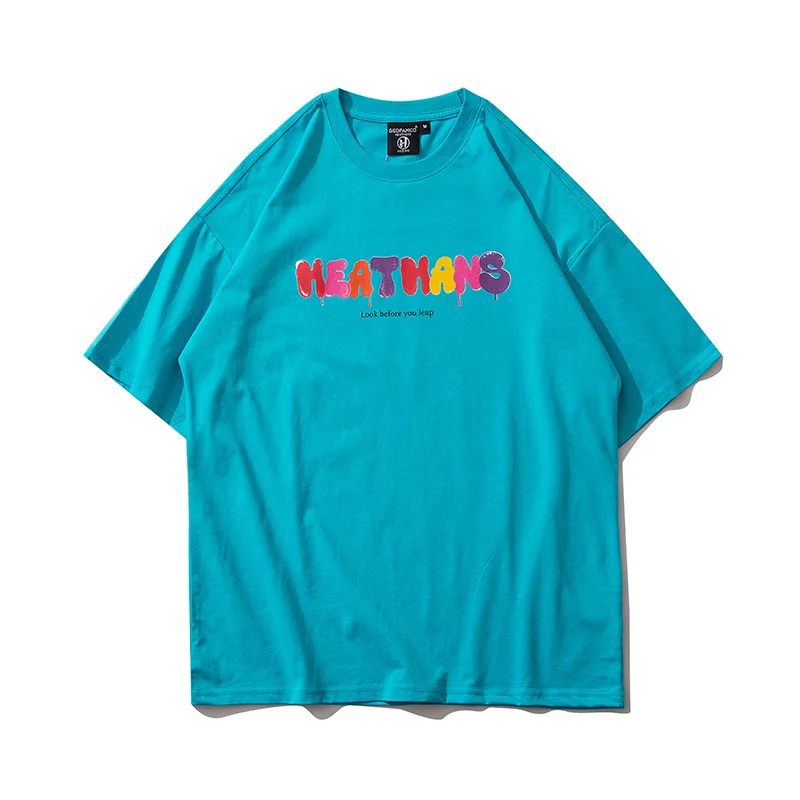 Summer Hipster Fashion English Letters Print T Shirts Unisex Student Hip Hop Streetwear Casual Short Cotton Sleeve Tops Tees Men
Summer Hipster Fashion English Letters Print T Shirts Unisex Student Hip Hop Streetwear Casual Short Cotton Sleeve Tops Tees Men