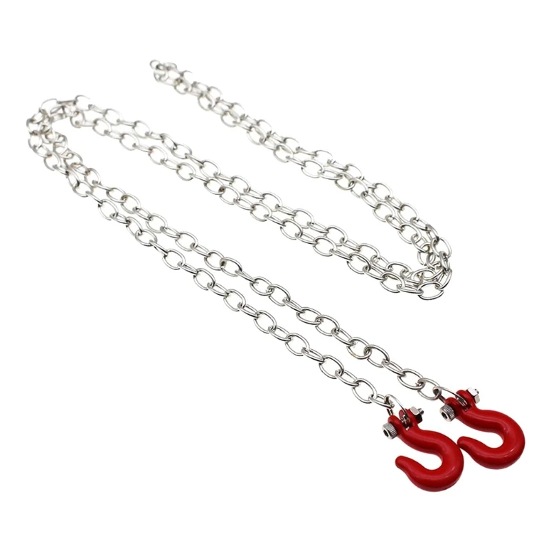 New RC Car Metal Tow Hook Rescue Chain Decoration Accessories for Axial SCX10 TRX4 D90 90046 1/10 RC Rock Crawler Car
New RC Car Metal Tow Hook Rescue Chain Decoration Accessories for Axial SCX10 TRX4 D90 90046 1/10 RC Rock Crawler Car