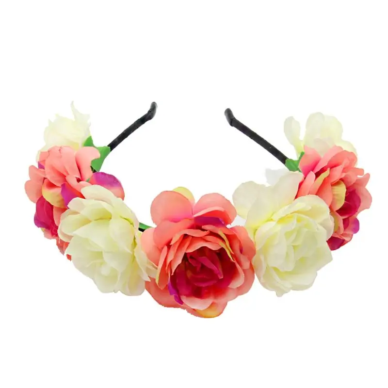 Bohemian Women Wedding Bridal Headband Artificial Colored Blooming Flower Hair Hoop Beach Vacation Headdress Garland Wreath
Bohemian Women Wedding Bridal Headband Artificial Colored Blooming Flower Hair Hoop Beach Vacation Headdress Garland Wreath
