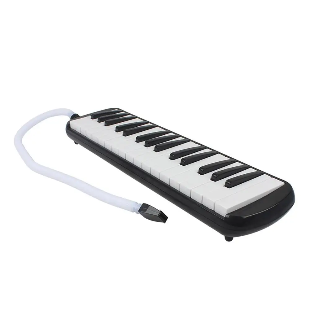 

1 Набор 32 клавиши Фортепиано стиль мелодика с коробкой органный гармошкой рот выдувной ключ доска (черный)