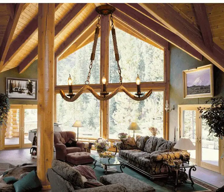Loft Rope Chandelier Kitchen Dining room Bedroom Wave Chandelier Industrial Retro Edison Lamp lustres de teto 
Loft Rope Chandelier Kitchen Dining room Bedroom Wave Chandelier Industrial Retro Edison Lamp lustres de teto