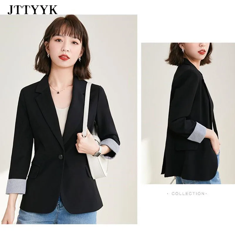 Apricot Jackers Coat For Women 2021 Female Spring Solid Color Striped Blazers Ladies Fashion Office Suits Women Elegant Coats
Apricot Jackers Coat For Women 2021 Female Spring Solid Color Striped Blazers Ladies Fashion Office Suits Women Elegant Coats