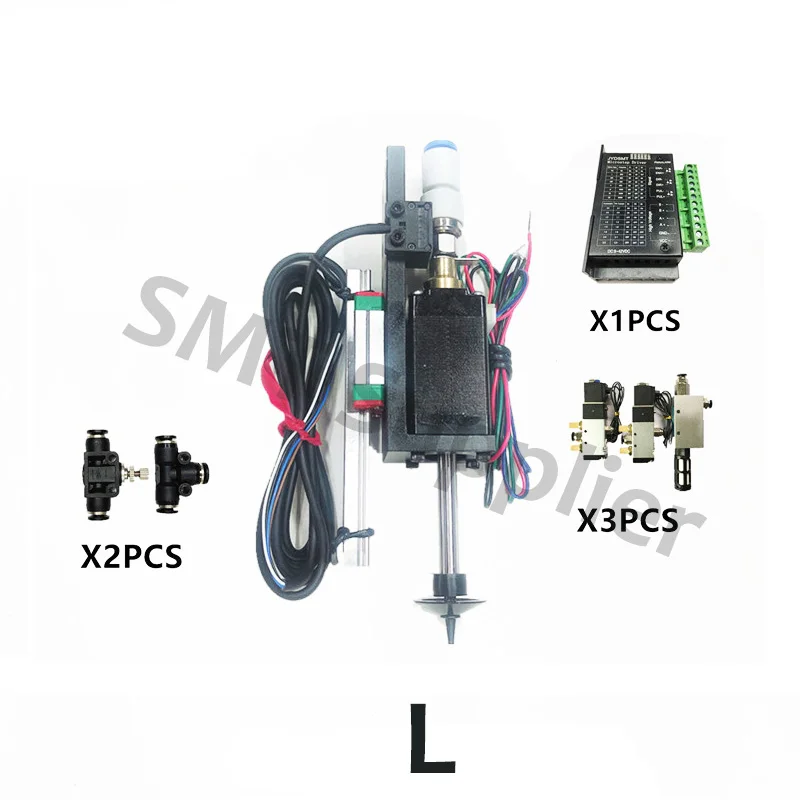 

Монтажная головка SMT Nema8, полый шаговый вал для Pick and Place Head SMT DIY Mountor 5 мм, специальное соединительное сопло, вращающееся соединение