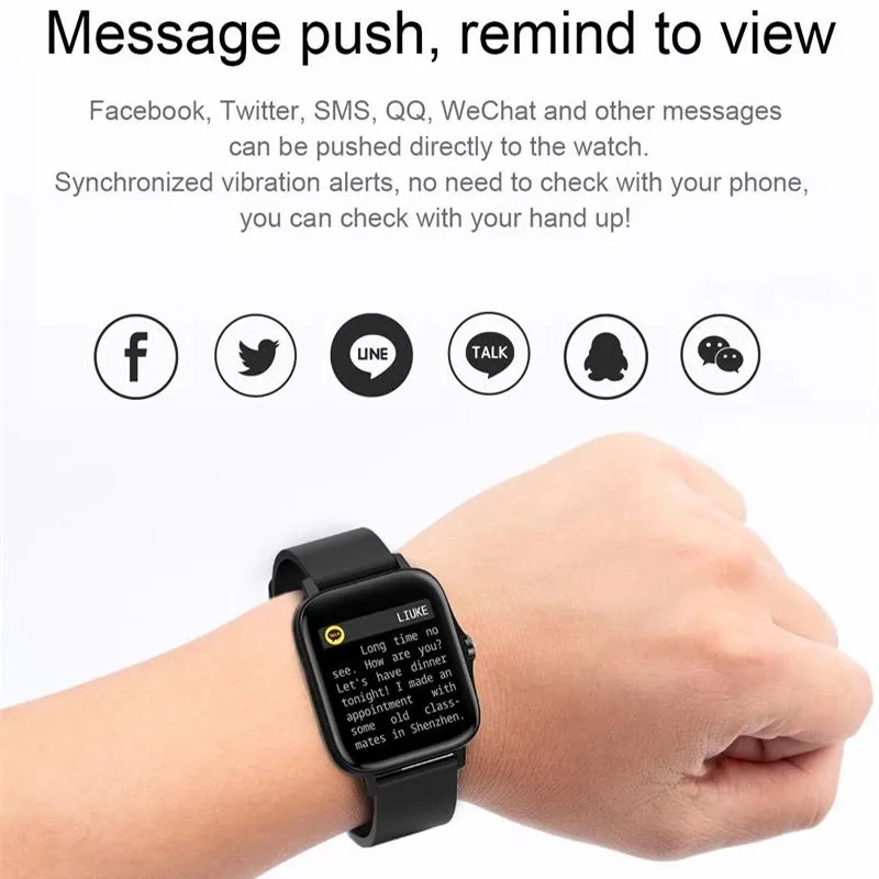 T42 Smart Watch Bluetooth Call Heart Rate Monitor Waterproof Men Women Fitness Tracker Sports Smartwatch Compatible IOS Android
T42 Smart Watch Bluetooth Call Heart Rate Monitor Waterproof Men Women Fitness Tracker Sports Smartwatch Compatible IOS Android