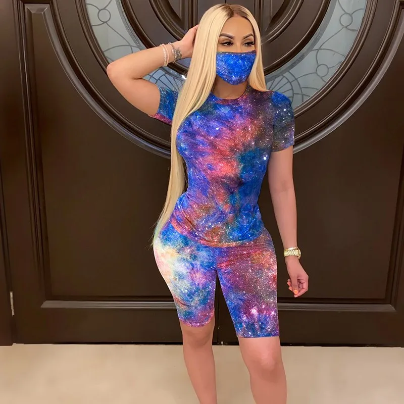 Womens 2 Piece Tie Dye Sports Outfits Summer&Autumn Casual Tops T Shirt & Bodycon Short/Long Pants Tracksuit Workout Sets
Womens 2 Piece Tie Dye Sports Outfits Summer&Autumn Casual Tops T Shirt & Bodycon Short/Long Pants Tracksuit Workout Sets