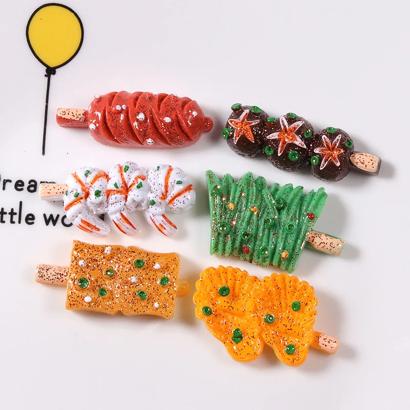 2021 New Resin Food Play Simulation Grilled Skewers Fun Diy Keychain Refrigerator Magnet Accessories Mobile Phone Shell Patch
2021 New Resin Food Play Simulation Grilled Skewers Fun Diy Keychain Refrigerator Magnet Accessories Mobile Phone Shell Patch