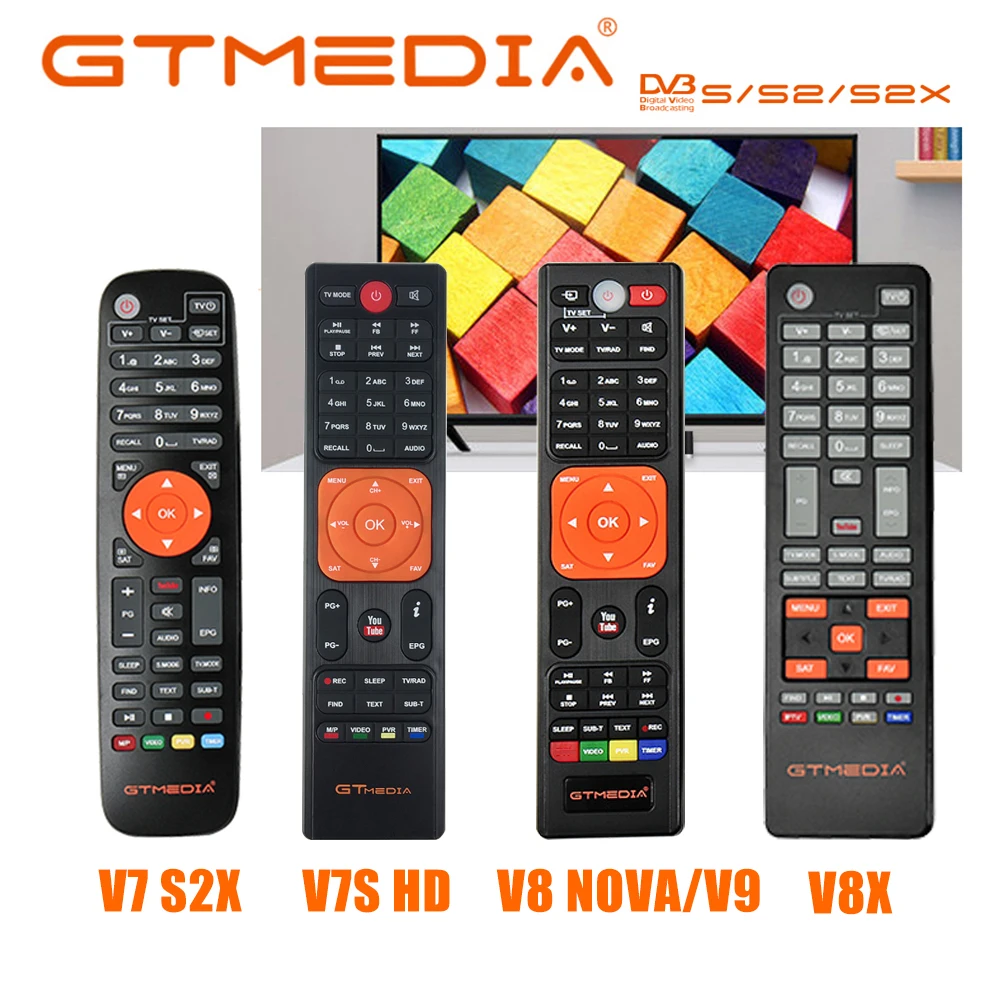 Оригинальный пульт дистанционного управления для Gtmedia V7S HD/V7 Plus/V7 S2X/V8 NOVA/V9 Super/V8X