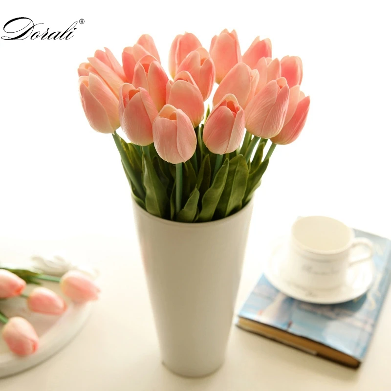 10PC Tulips Artificial Flowers Real touch PU artificiales para decora Bouquet Tulip for Home Wedding decoration Flower
10PC Tulips Artificial Flowers Real touch PU artificiales para decora Bouquet Tulip for Home Wedding decoration Flower