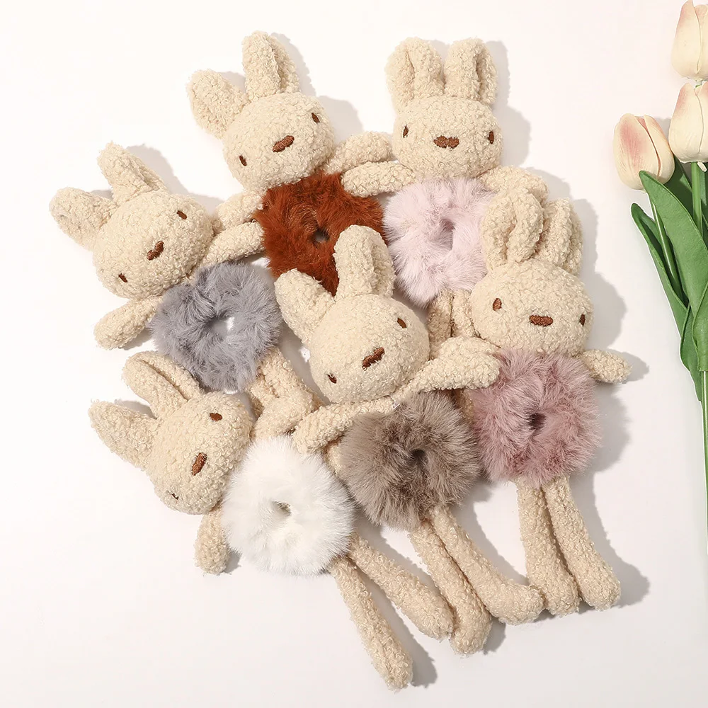 New Cute Plush Bear Rabbit Scrunchie Ponytail Holder Elastic Hair Bands Hair Ties Decorate Women Girls Headband Hair Accessories
New Cute Plush Bear Rabbit Scrunchie Ponytail Holder Elastic Hair Bands Hair Ties Decorate Women Girls Headband Hair Accessories