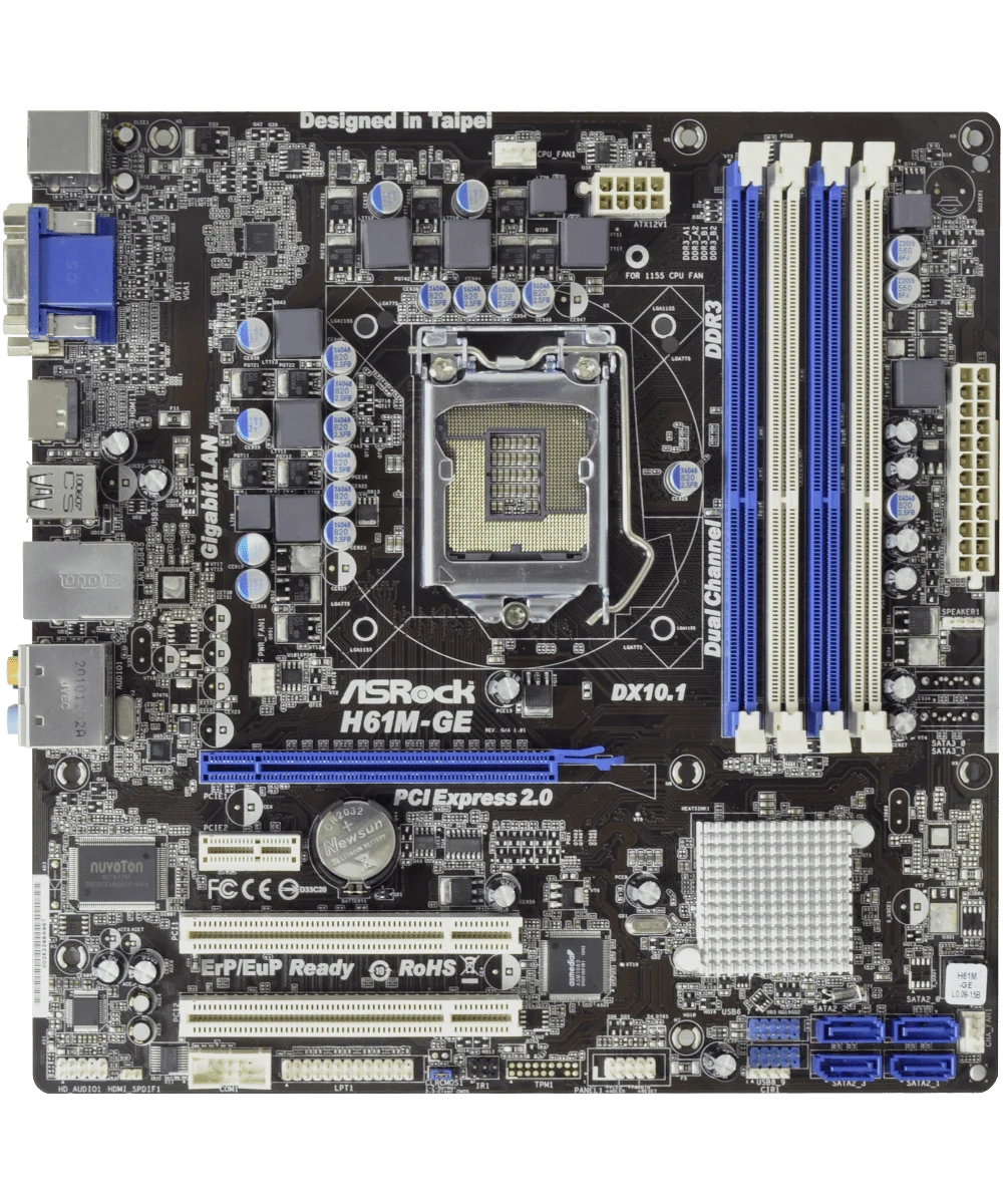 Материнская плата H61M-GE для настольного ПК ASRock LGA 1155, Intel H61, DDR3, 16 ГБ, Core i7/i5/i3, ЦП PCI-E X16 HDMI, USB2.0, SATAII, Micro ATX
Материнская плата H61M-GE для настольного ПК ASRock LGA 1155, Intel H61, DDR3, 16 ГБ, Core i7/i5/i3, ЦП PCI-E X16 HDMI, USB2.0, SATAII, Micro ATX