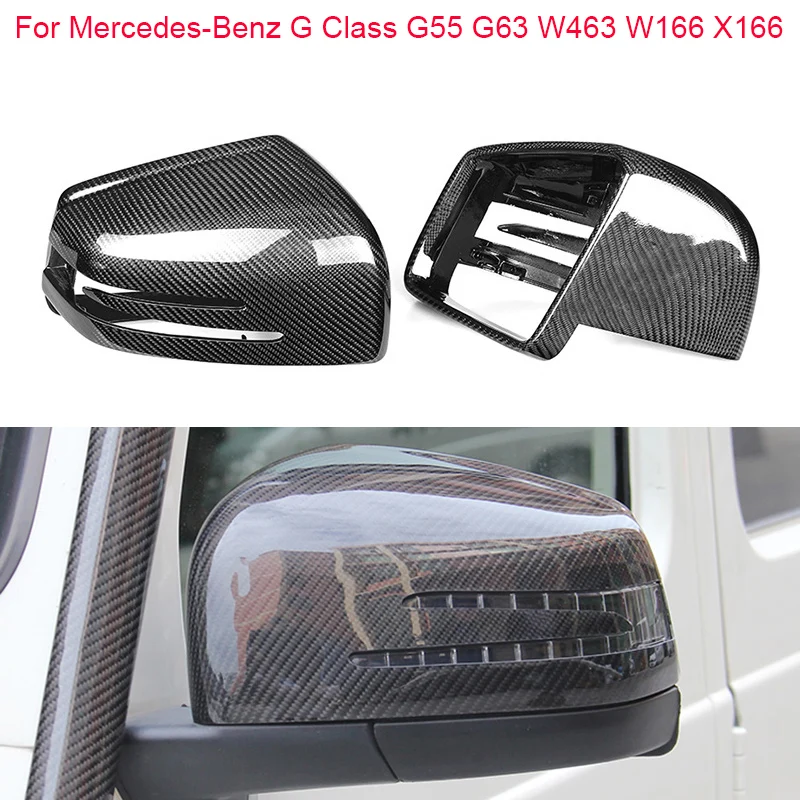 W463 Mirror Cover Carbon Fiber for Mercedes-Benz G Class Amg G55 G63 W463 GL GLE GLS M R Class W166 X166 Replacement Side Caps
W463 Mirror Cover Carbon Fiber for Mercedes-Benz G Class Amg G55 G63 W463 GL GLE GLS M R Class W166 X166 Replacement Side Caps