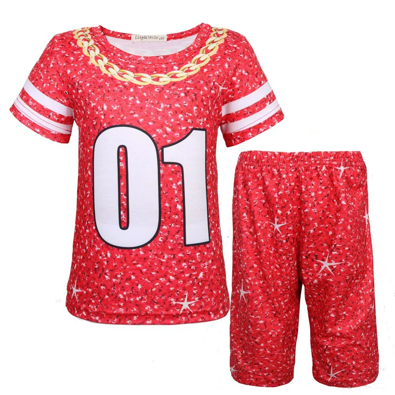 Girls Fancy Pajamas Kids Summer Homewear Doll Cosplay Costume T-shirt+pants Set Kids Pajamas Set Girls Christmas Outfit Clothing 
Girls Fancy Pajamas Kids Summer Homewear Doll Cosplay Costume T-shirt+pants Set Kids Pajamas Set Girls Christmas Outfit Clothing