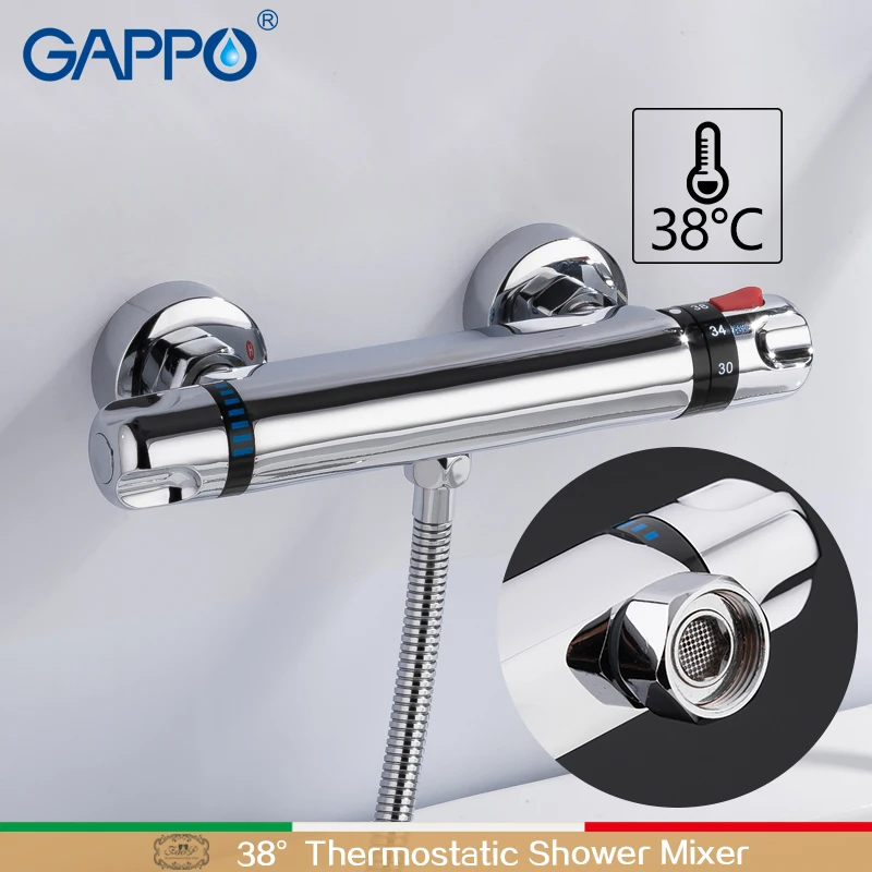 

Смесители для душа GAPPO, термостатический кран для ванны, настенное устройство «Водопад» с термостатом
