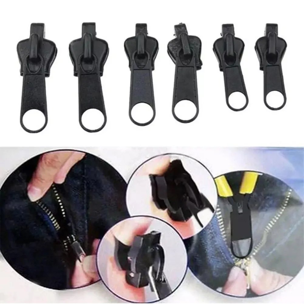6 Pcs Metal Zipper Slider Head Pull Lock Repair Kit For DIY Zip Sewing Cloth Bag Crafts Accessories Zippers Head Pull
6 Pcs Metal Zipper Slider Head Pull Lock Repair Kit For DIY Zip Sewing Cloth Bag Crafts Accessories Zippers Head Pull