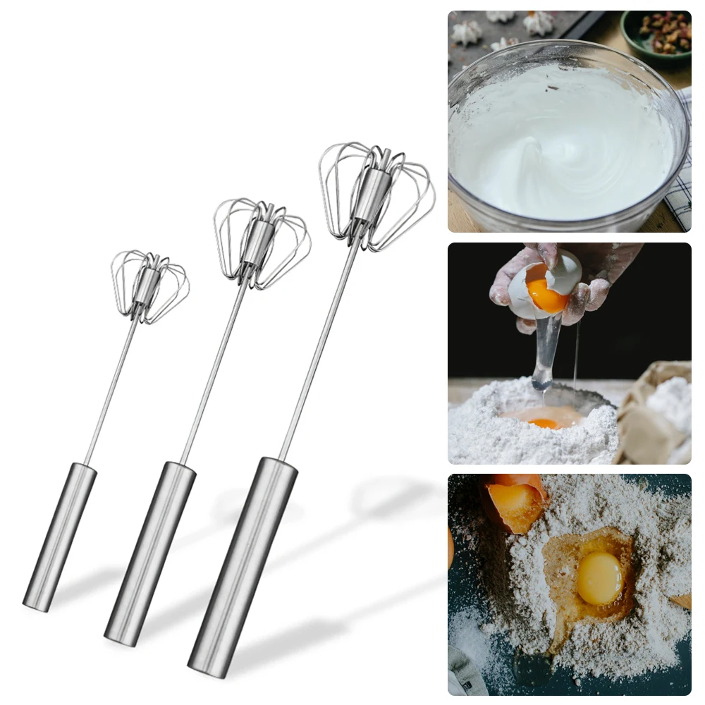 Полуавтоматический венчик для взбивания яиц, венчик из нержавеющей стали 304, ручной миксер для взбивания яиц 10/12/14 дюймов, кухонные аксессуа...
Полуавтоматический венчик для взбивания яиц, венчик из нержавеющей стали 304, ручной миксер для взбивания яиц 10/12/14 дюймов, кухонные аксессуа...