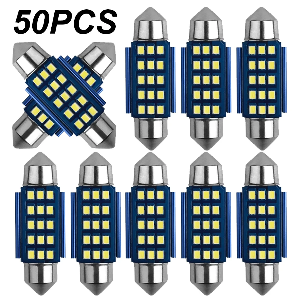 50pcs Festoon 31mm 36mm 39mm 41mm LED Bulbs C5W C10W Super Bright LED Canbus No Error Auto Interior Doom Lamp Car Reading Lights
50pcs Festoon 31mm 36mm 39mm 41mm LED Bulbs C5W C10W Super Bright LED Canbus No Error Auto Interior Doom Lamp Car Reading Lights