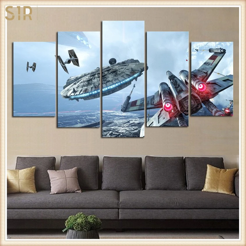 Star War Decorations for 5 Part Movie HD Poster Living Room Decoration Room Decor Anime Wall Art Star War Poster Wall Decor
Star War Decorations for 5 Part Movie HD Poster Living Room Decoration Room Decor Anime Wall Art Star War Poster Wall Decor