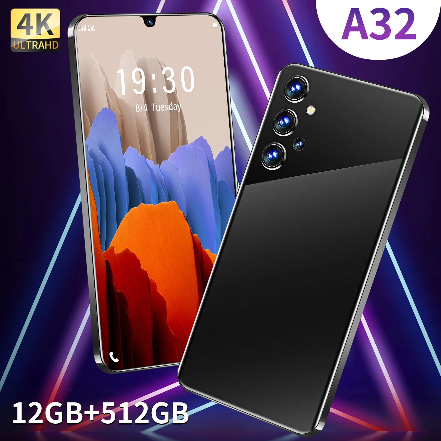 Global Version Cost-effective A32 HD Smartphone 6000mAh 6.7-inch 12+512GB 24MP+50MP Fingerprint Face Unlock 10-core Mobile Phone 
Global Version Cost-effective A32 HD Smartphone 6000mAh 6.7-inch 12+512GB 24MP+50MP Fingerprint Face Unlock 10-core Mobile Phone