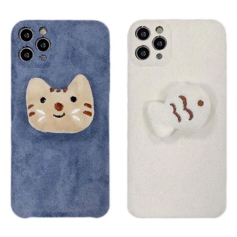 Cute Cat and Fish Cover for Apple Iphone 12 Pro Max Couple Plush Phone Case for Iphone 11 Pro 7 8 Plus X XS XR MAX
Cute Cat and Fish Cover for Apple Iphone 12 Pro Max Couple Plush Phone Case for Iphone 11 Pro 7 8 Plus X XS XR MAX