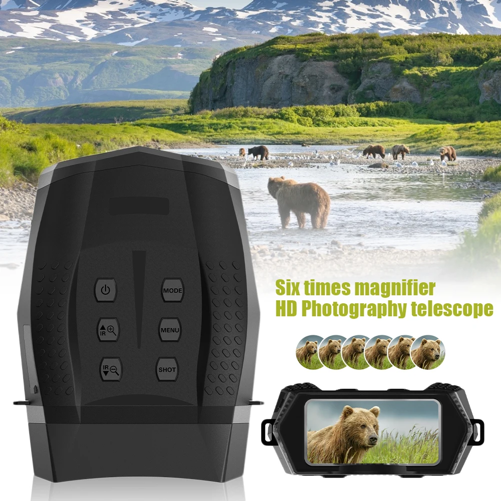 Digital Night Vision Binoculars with 1.3 million pixel HD Infrared Day And Night Vision Hunting Goggles for Hunting Spotting
Digital Night Vision Binoculars with 1.3 million pixel HD Infrared Day And Night Vision Hunting Goggles for Hunting Spotting