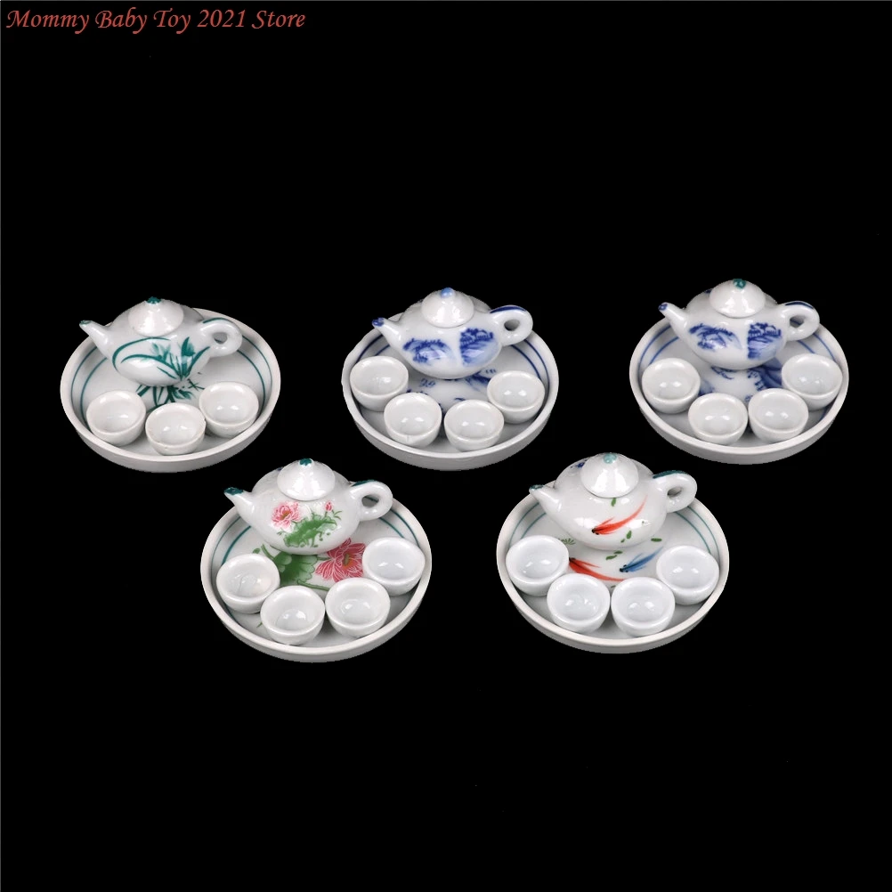 6Pcs Miniature Dollhouse Dinnerware Colorful Floral Print Porcelain Tea Set Tableware Cup Plate
6Pcs Miniature Dollhouse Dinnerware Colorful Floral Print Porcelain Tea Set Tableware Cup Plate
