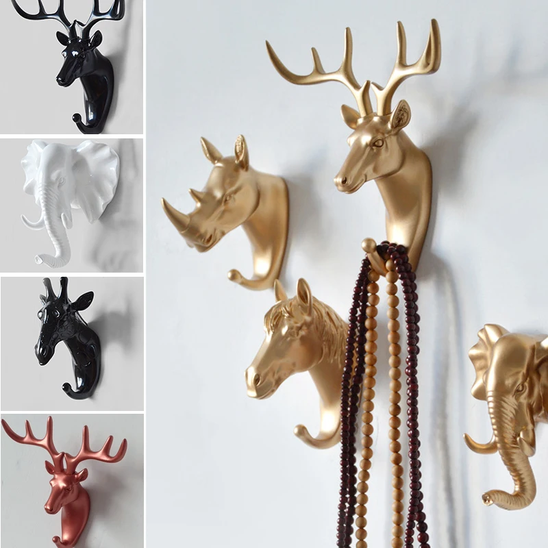 Animal Hanging Coat Hook Deer Antlers Wall Rack Punch-Free Deer Head Key Hanger Home Storage Self Adhesive Display Wall Racks
Animal Hanging Coat Hook Deer Antlers Wall Rack Punch-Free Deer Head Key Hanger Home Storage Self Adhesive Display Wall Racks