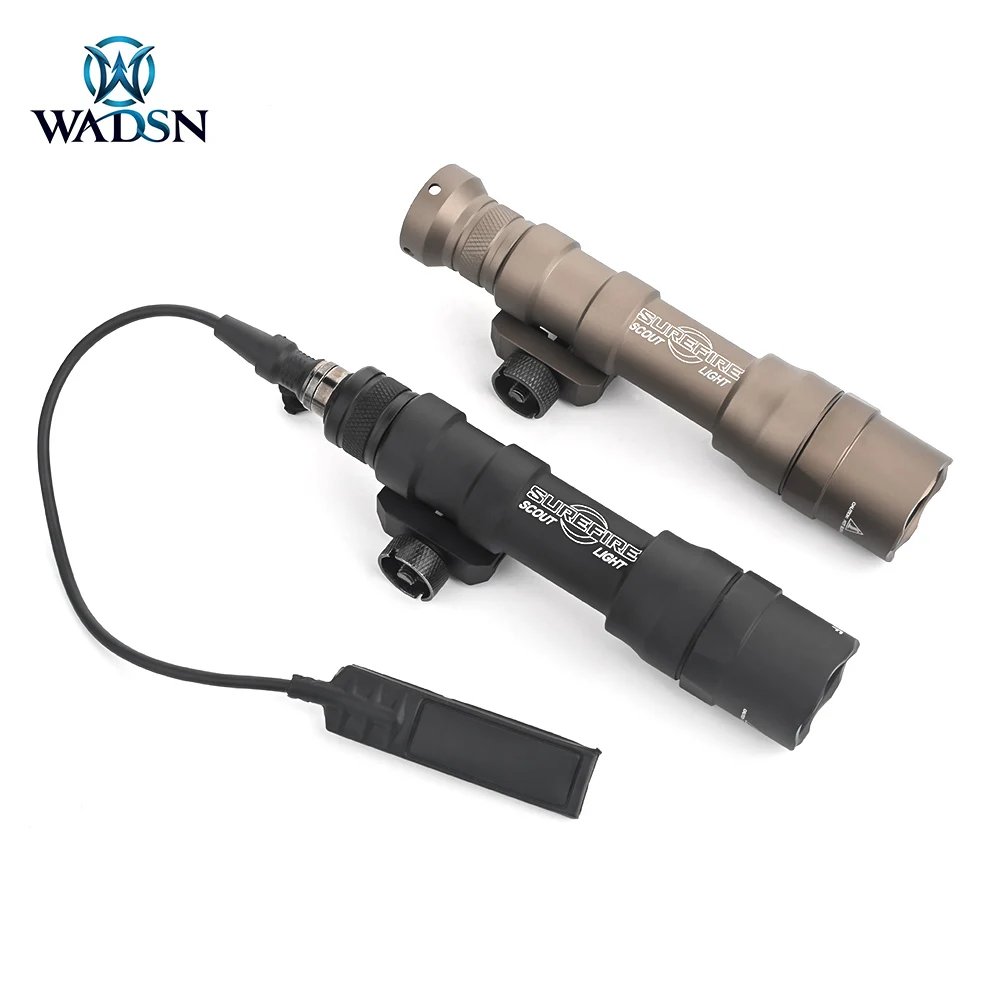 WADSN Airsoft M600DF Scout Light 1400 Lumens Hunting Rifle M600 Tactical Ultra High Output Weapon Light for Picatinny Rail
WADSN Airsoft M600DF Scout Light 1400 Lumens Hunting Rifle M600 Tactical Ultra High Output Weapon Light for Picatinny Rail