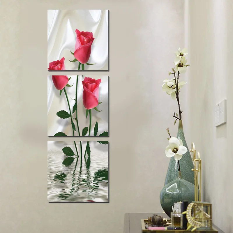 3Pcs Rose Flower Wall Art Canvas Interior Painting for Living Room Decor 3D lotus Poster Prints Wall Picture Home Decor painting
3Pcs Rose Flower Wall Art Canvas Interior Painting for Living Room Decor 3D lotus Poster Prints Wall Picture Home Decor painting