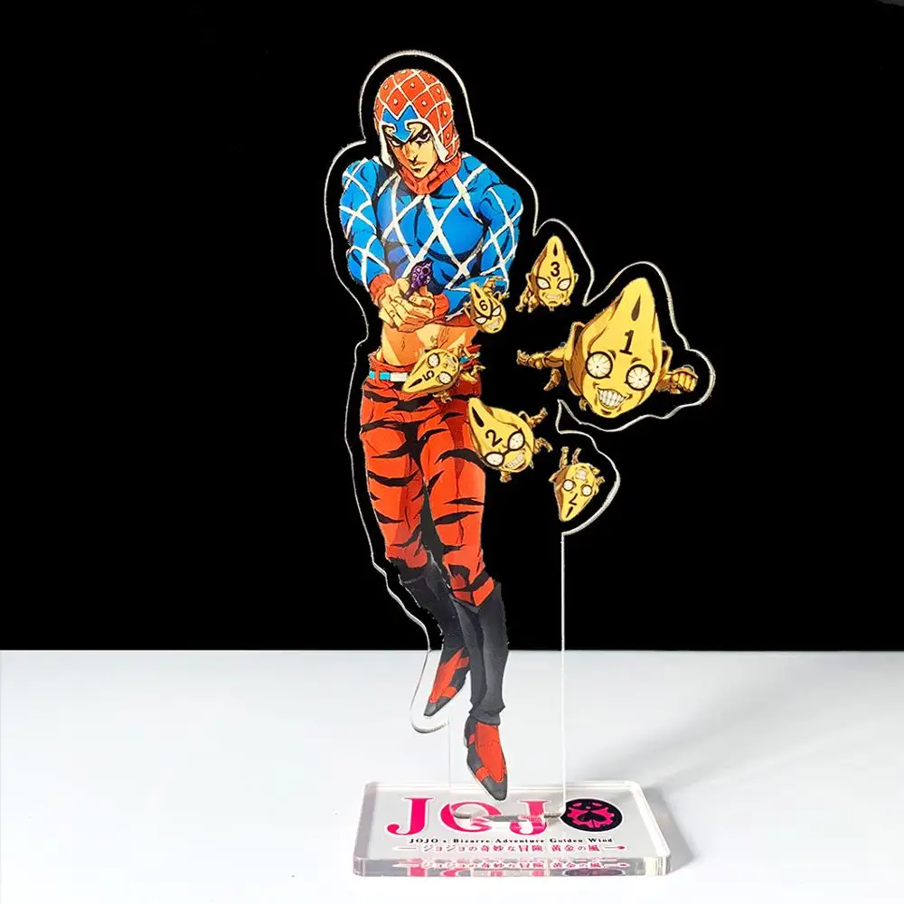 Anime JOJO Bizarre Adventure Acrylic Keychains Standing Card Giorno Jobana Key Chain Figure Cosplay Decoration Keyrings Gift
Anime JOJO Bizarre Adventure Acrylic Keychains Standing Card Giorno Jobana Key Chain Figure Cosplay Decoration Keyrings Gift