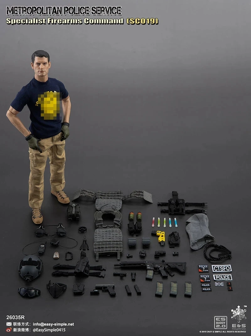 В наличии Easy & Simple 26035R 1/6, фигурка британского полицейского, командующего огнестрельным оружием, кукла для коллекционирования
В наличии Easy & Simple 26035R 1/6, фигурка британского полицейского, командующего огнестрельным оружием, кукла для коллекционирования