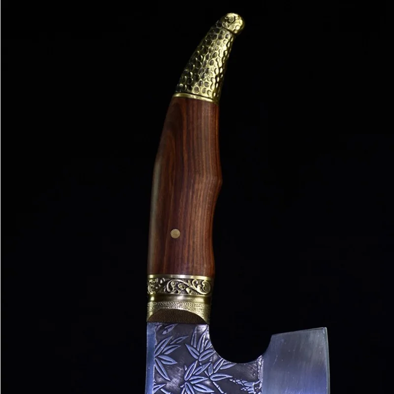 Hand Forged Chinese Cleaver Knives Meat Chopping Knife Vegetable Cutter Kitchen Chef Knife Accessories With Cover Cooking Tools
Hand Forged Chinese Cleaver Knives Meat Chopping Knife Vegetable Cutter Kitchen Chef Knife Accessories With Cover Cooking Tools