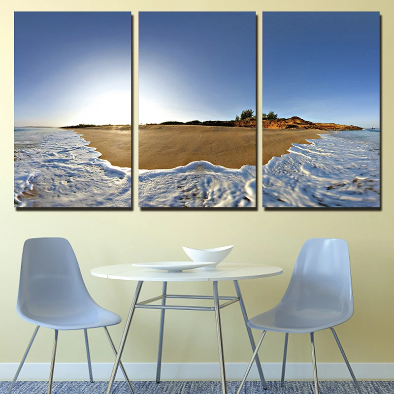 Beach Ocean Waves Blue Seascapes 3 Panel Canvas Posters Prints Wall Art Painting Oil Decorative Picture Modern Home Decoration
Beach Ocean Waves Blue Seascapes 3 Panel Canvas Posters Prints Wall Art Painting Oil Decorative Picture Modern Home Decoration
