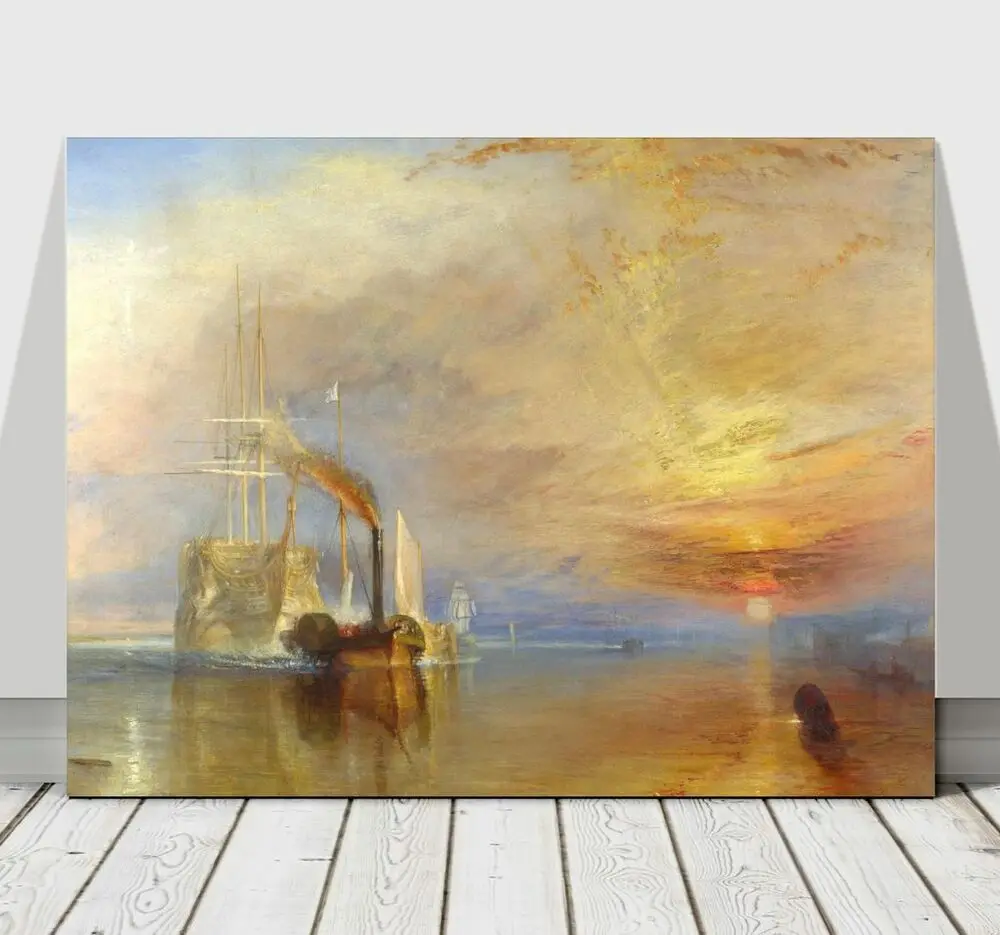 WILLIAM TURNER - The Fighting Temeraire - CANVAS ART PRINT POSTER - Boat -12x8inch; Canvas Painting decoration mural
WILLIAM TURNER - The Fighting Temeraire - CANVAS ART PRINT POSTER - Boat -12x8inch; Canvas Painting decoration mural