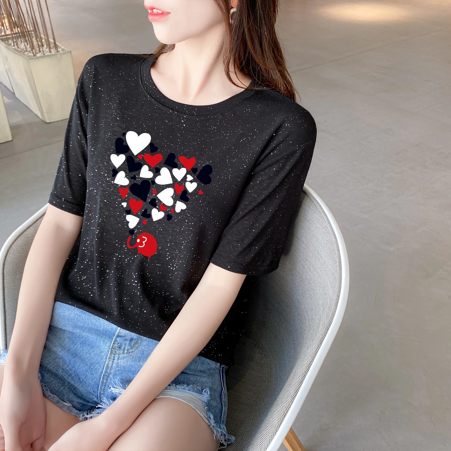 BOBOKATEER Short Sleeve T Shirt Women Clothes Plus Size Woman Tshirts O-Neck Women's tube top T-shirty Damskie Camisetas Mujer
BOBOKATEER Short Sleeve T Shirt Women Clothes Plus Size Woman Tshirts O-Neck Women's tube top T-shirty Damskie Camisetas Mujer