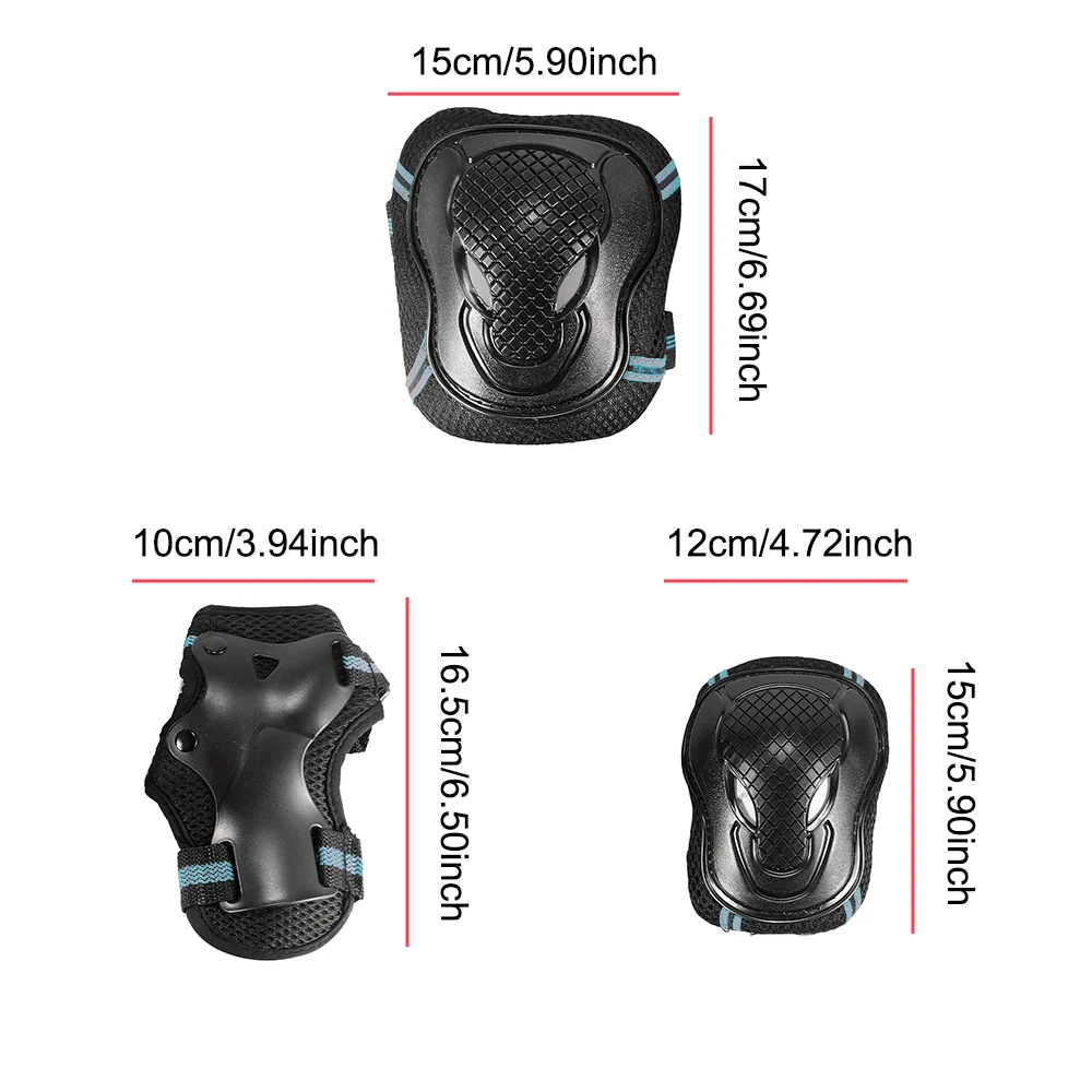 Kids Children Outdoor Sports Protective Gear Knee Elbow Pads Riding Wrist Guards Roller Skating Safety Protection 6pcs/set
Kids Children Outdoor Sports Protective Gear Knee Elbow Pads Riding Wrist Guards Roller Skating Safety Protection 6pcs/set