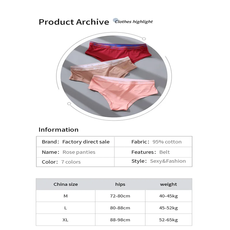 Poblador 3Pcs/lot Sexy Women's Cotton Panties Set Underwear Seamless Briefs Mid-Rise Letter Female Panty Soft Lady Lingerie
Poblador 3Pcs/lot Sexy Women's Cotton Panties Set Underwear Seamless Briefs Mid-Rise Letter Female Panty Soft Lady Lingerie