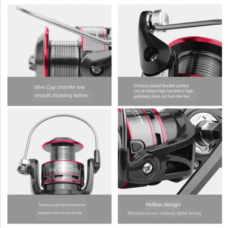 The new trolling reel metal spool rotating, with additional spool front and rear traction system Freshwater fishing reel 2020
The new trolling reel metal spool rotating, with additional spool front and rear traction system Freshwater fishing reel 2020