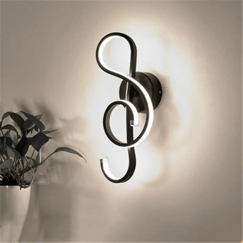 Modern Personality Music Symbol modelling Wall Light Creative Kitchen Corridor Bedroom Mirror Decoration Background Wall Lamp 
Modern Personality Music Symbol modelling Wall Light Creative Kitchen Corridor Bedroom Mirror Decoration Background Wall Lamp